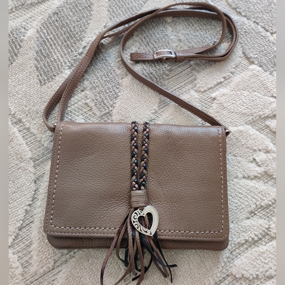 Brighton Taupe Brown Crossbody Bag
